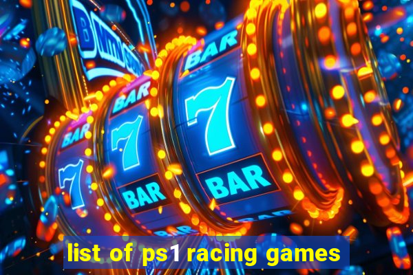 list of ps1 racing games